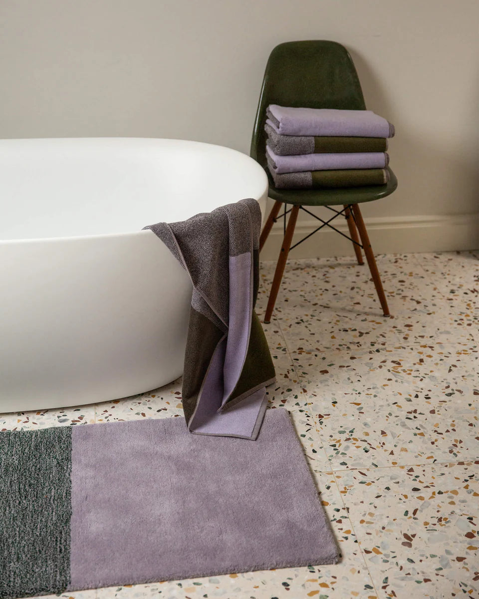 Badhanddoeken set - Lex Pott collectie - green/lilac | SUITE702