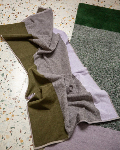 Badhanddoeken set - Lex Pott collectie - green/lilac | SUITE702