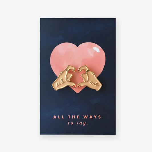 Hands of love - Pin | All the ways to say