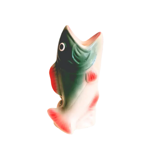 Candle Holder Fish - Green/Red | Kitsch Kitchen