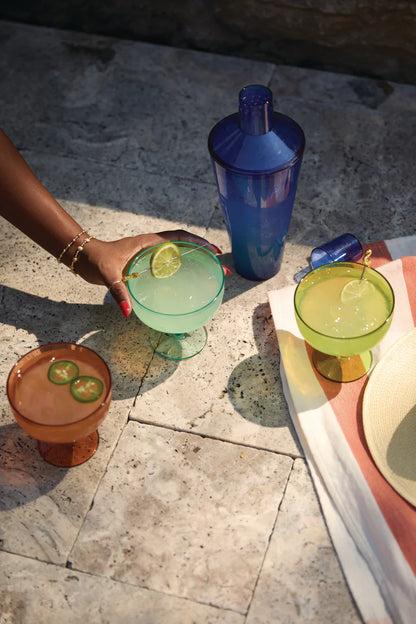 The Rue Margarita Glass - mint - set van 4 | Here's How - de inKijk
