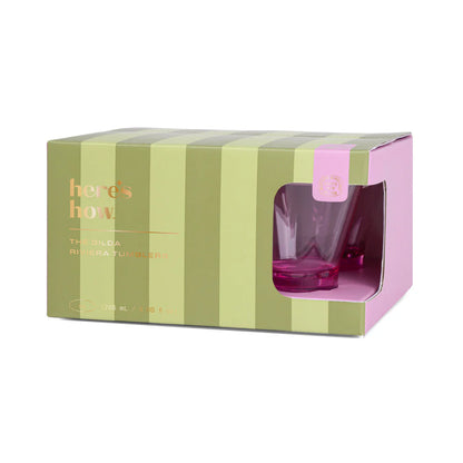 The Gilda Tumbler Riviera - lilac - set van 4 | Here's How - de inKijk