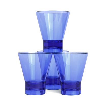 The Gilda Tumbler Riviera - cobalt - set van 4 | Here's How - de inKijk