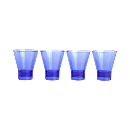 The Gilda Tumbler Riviera - cobalt - set van 4 | Here's How - de inKijk