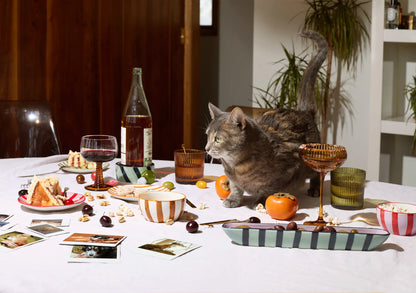 The Izzy Wine Coaster - Blue & Green | Here's How