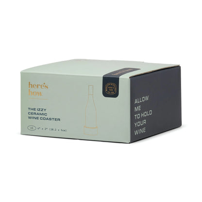 The Izzy Wine Coaster - Blue & Green | Here's How