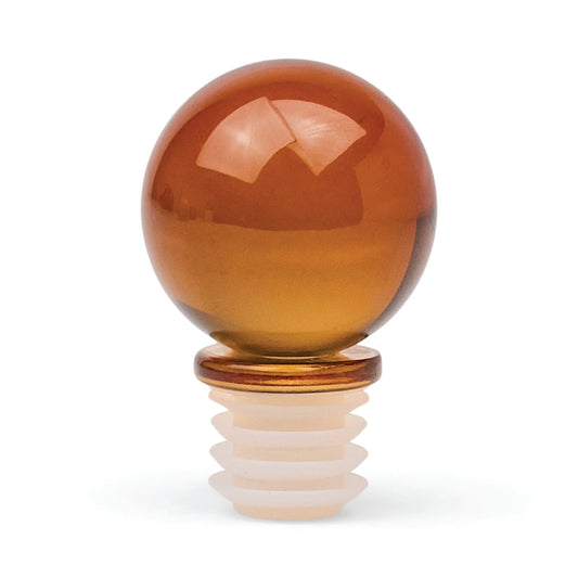 The Mooney Glass bottle Stopper - amber | Here's How