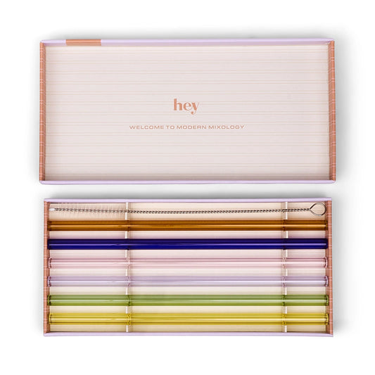 The Danny Glass Highball Straws - set of 6 | Here's How