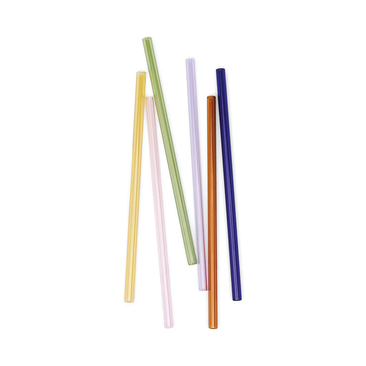 The Danny Glass Highball Straws - set of 6 | Here's How