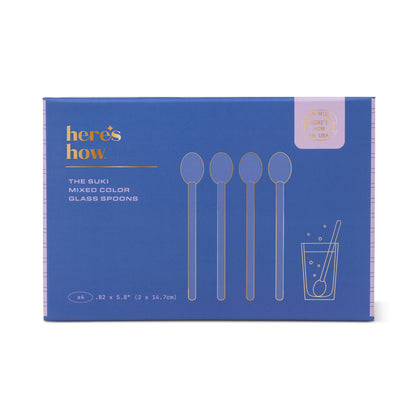 The Suki Glass Spoons | Here's How