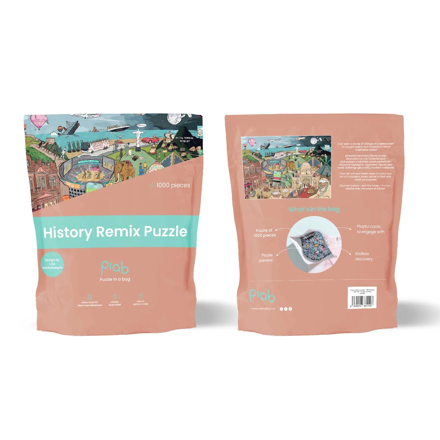 HISTORY REMIX puzzel | Puzzle in a bag