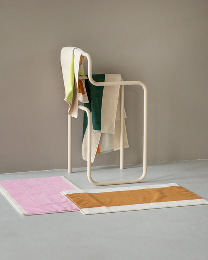 Badmat - Martens & Martens collectie - Toffee/Turquoise | SUITE702