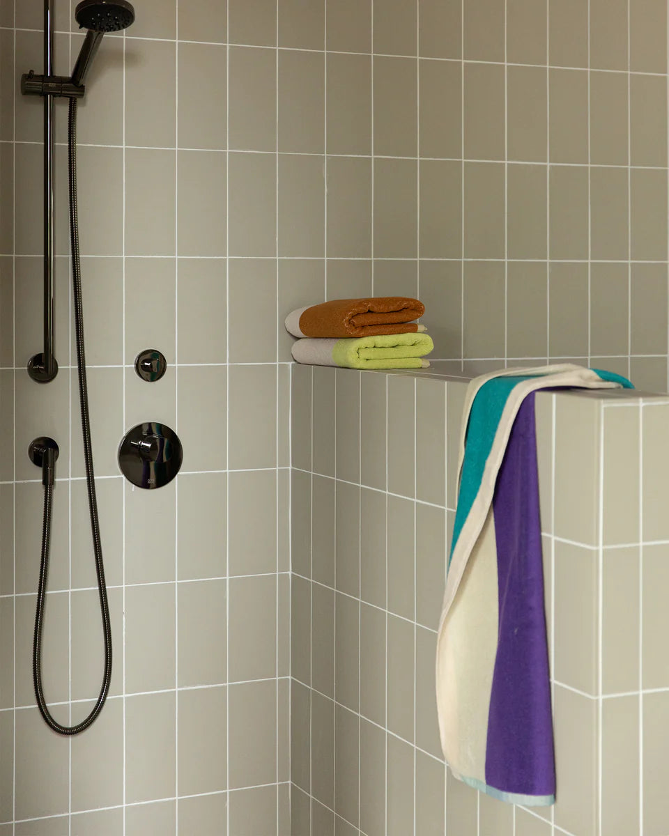 Handdoek - Martens & Martens collectie - Turquoise/Purple | SUITE702