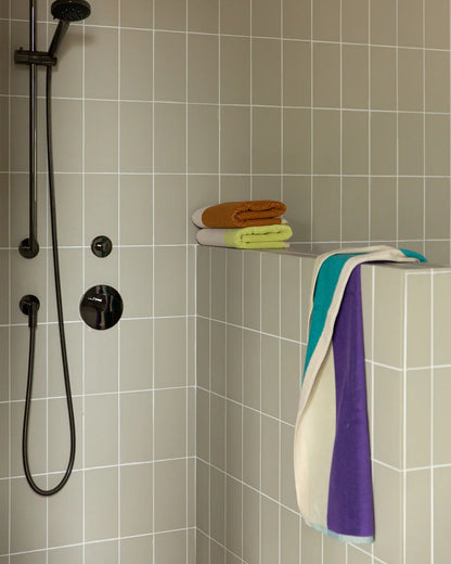 Handdoek - Martens & Martens collectie - Turquoise/Purple | SUITE702