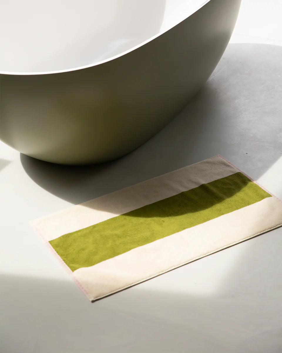 Badmat - Martens & Martens collectie - Pink/Olive | SUITE702