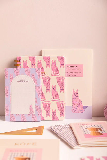 Lonely Cat - Notebook A5 | All the ways to say - de inKijk
