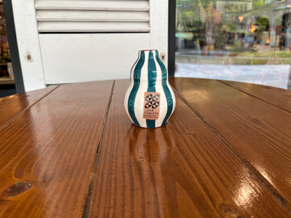 Bold stripe - mini gourd vase | Casa Cubista