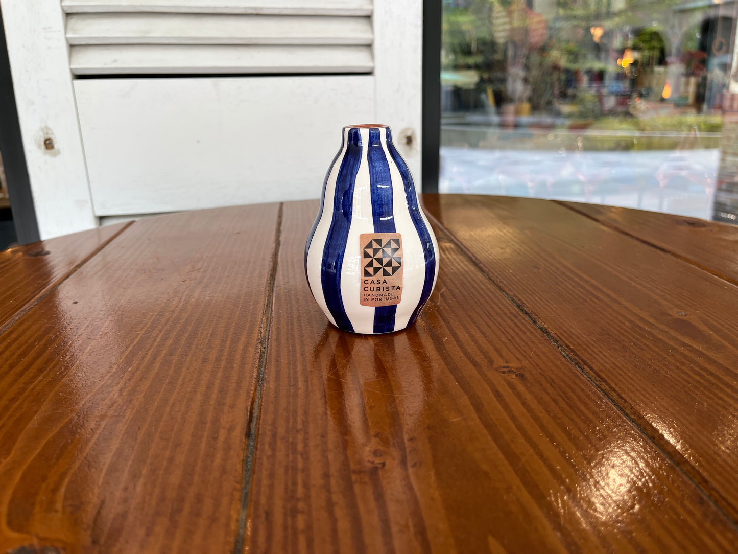 Bold stripe - mini gourd vase | Casa Cubista