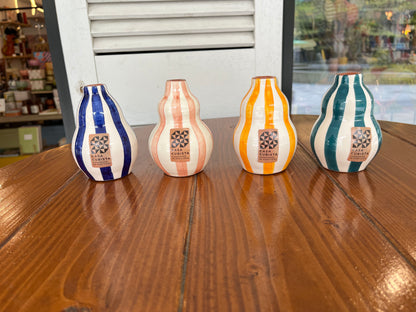 Bold stripe - mini gourd vase | Casa Cubista