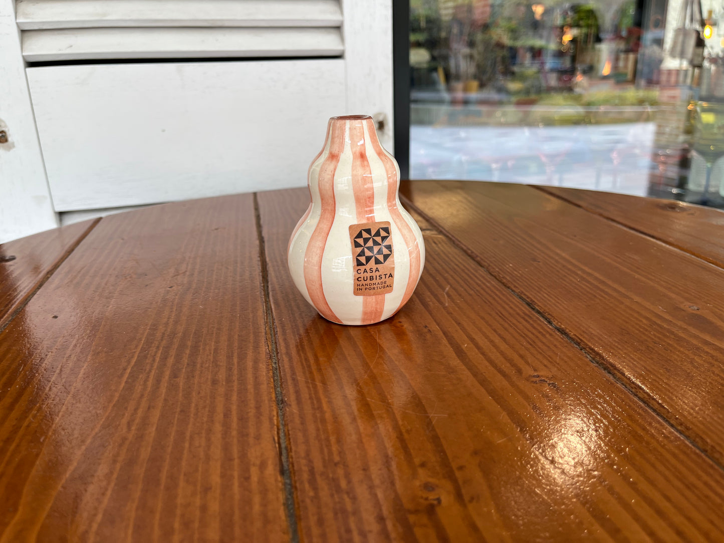 Bold stripe - mini gourd vase | Casa Cubista