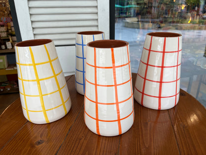 Vase Vulcao XL - quadrados | A Loja Da Ceramica