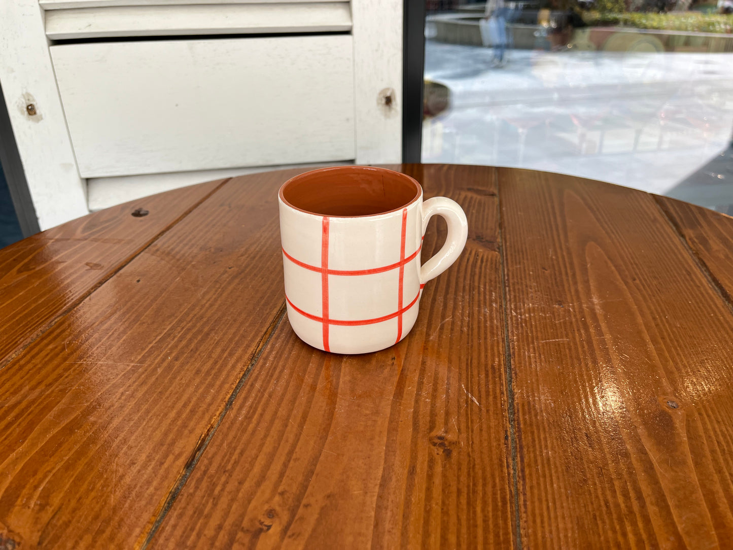 Straight Mug - quadrados | A Loja Da Ceramica