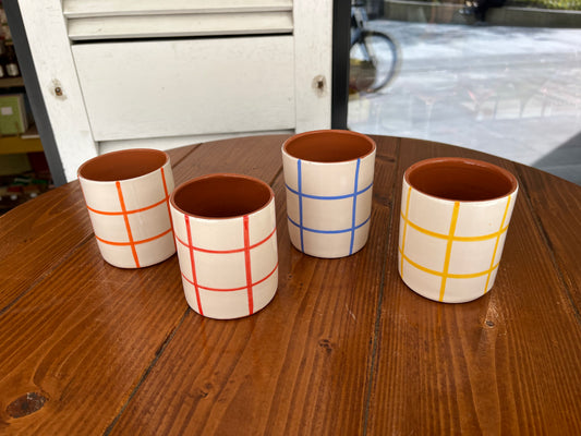Straight Cup - quadrados | A Loja Da Ceramica