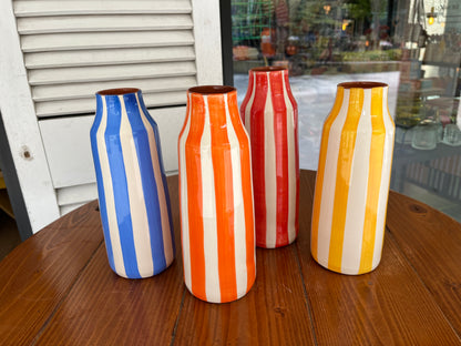 Big Bottle - Thick Vertical Lines | A Loja Da Ceramica