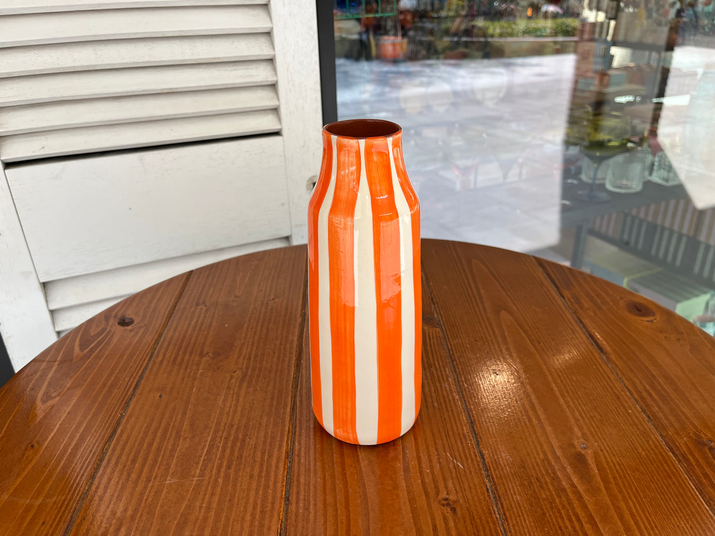 Big Bottle - Thick Vertical Lines | A Loja Da Ceramica