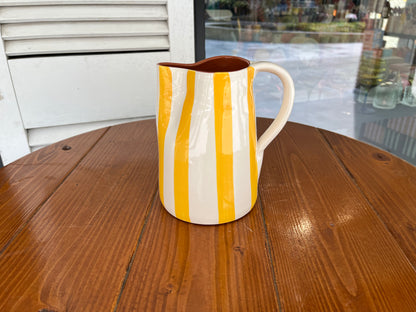 1L Jug - Thick Vertical Lines | A Loja Da Ceramica