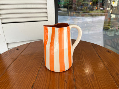 1L Jug - Thick Vertical Lines | A Loja Da Ceramica