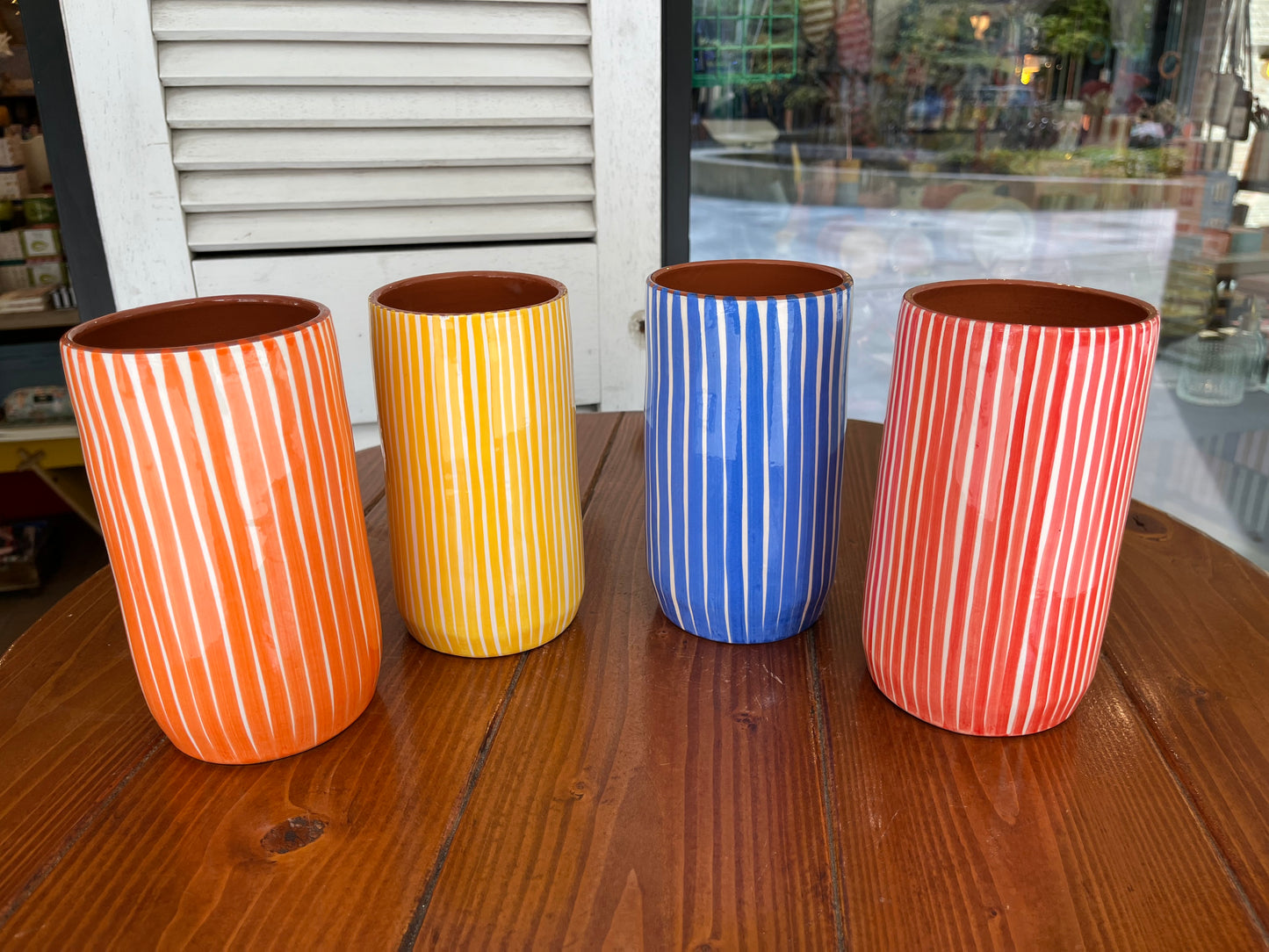 Large Rounded Utensil Holder/ Vase - listas | A Loja Da Ceramica