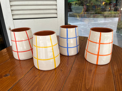 Vase Vulcao Medium - quadrados | A Loja Da Ceramica