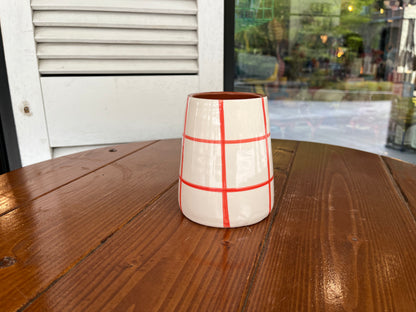 Vase Vulcao Medium - quadrados | A Loja Da Ceramica