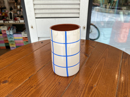 Narrow Pot - quadrados | A Loja Da Ceramica