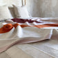 Blanket knitted cotton - orbi - orange | Sophie Home - de inKijk