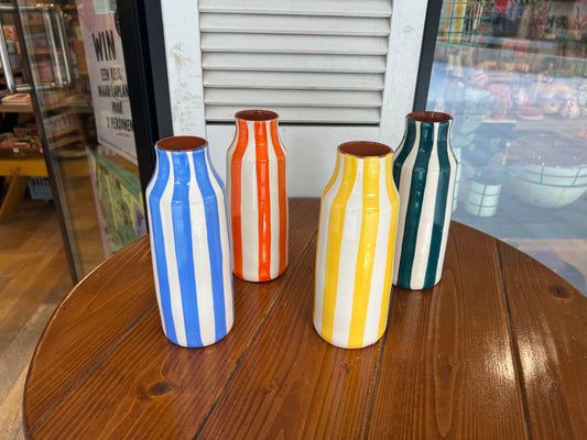 Big Bottle - Thick Vertical Lines | A Loja Da Ceramica