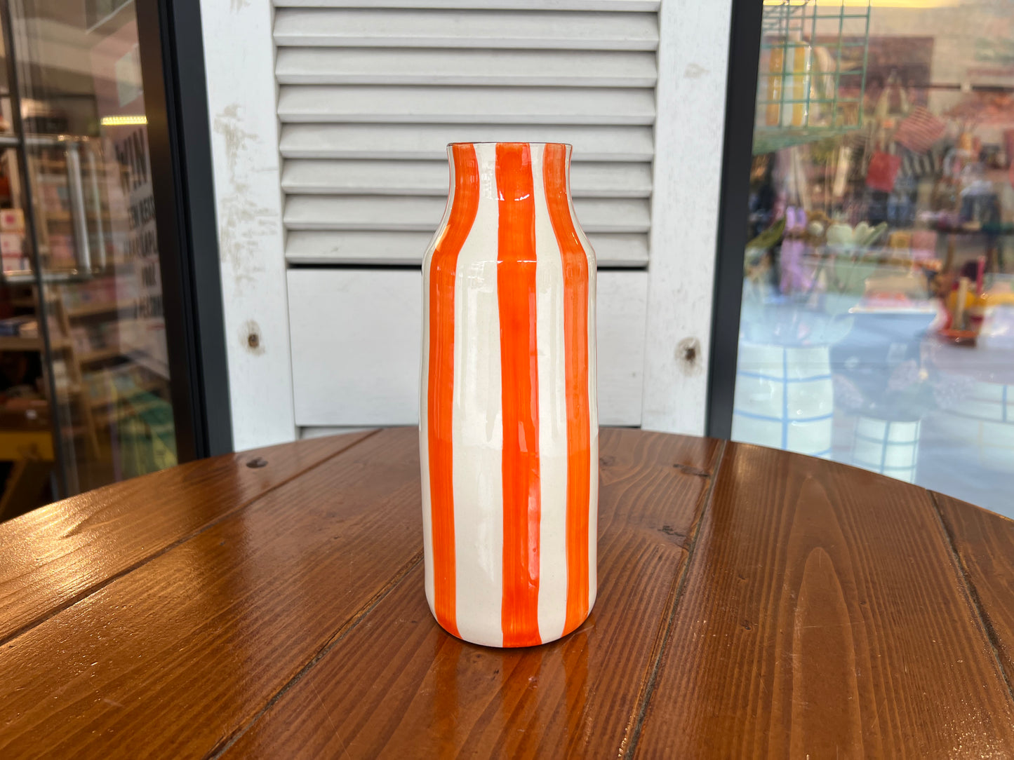 Big Bottle - Thick Vertical Lines | A Loja Da Ceramica
