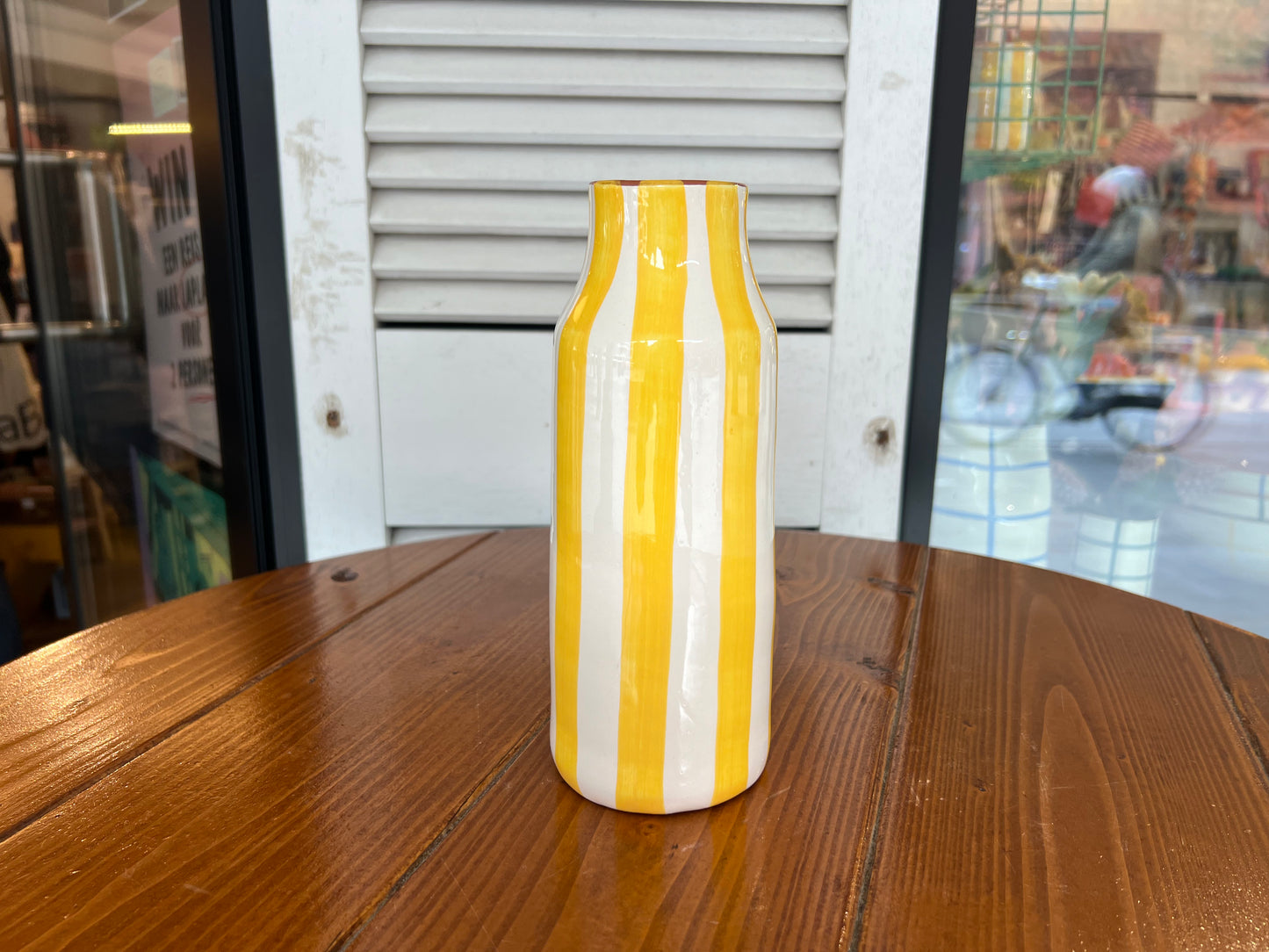 Big Bottle - Thick Vertical Lines | A Loja Da Ceramica