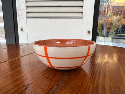 Rounded Bowl - Quadrados - ⌀ 12cm | A Loja Da Ceramica