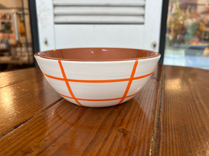 Rounded Salad Bowl - Quadrados - ⌀ 17cm | A Loja Da Ceramica