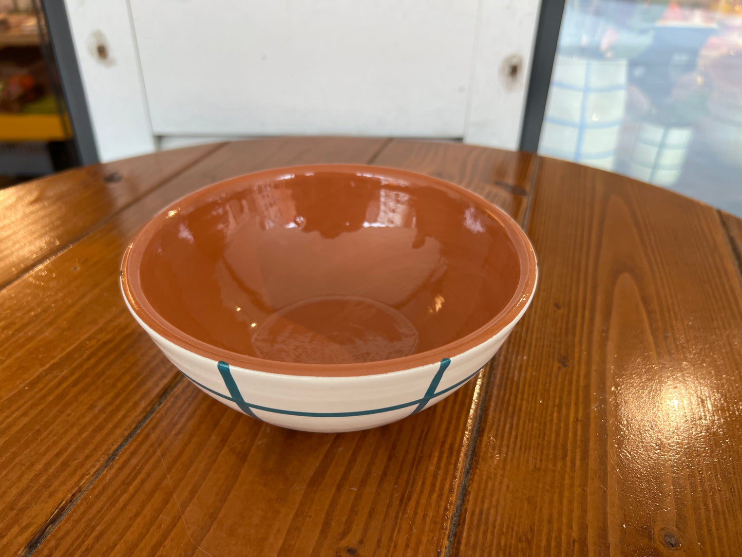 Rounded Salad Bowl - Quadrados - ⌀ 17cm | A Loja Da Ceramica
