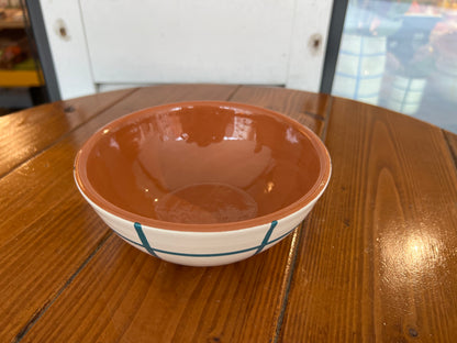 Rounded Salad Bowl - Quadrados - ⌀ 17cm | A Loja Da Ceramica