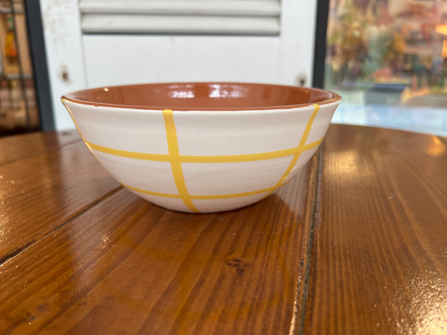 Rounded Salad Bowl - Quadrados - ⌀ 17cm | A Loja Da Ceramica