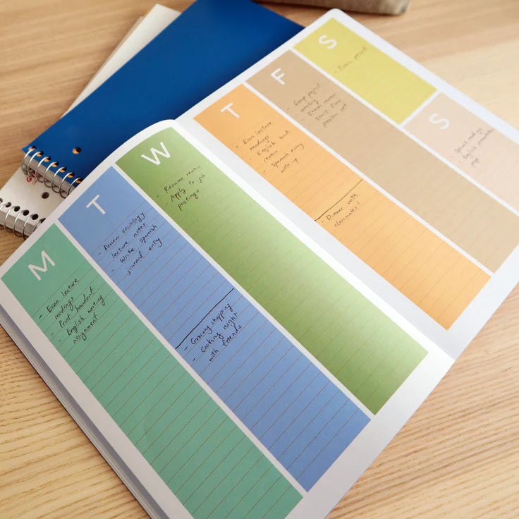 Undated Weekly Planner | Kikkerland - de inKijk
