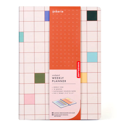 Undated Weekly Planner | Kikkerland - de inKijk