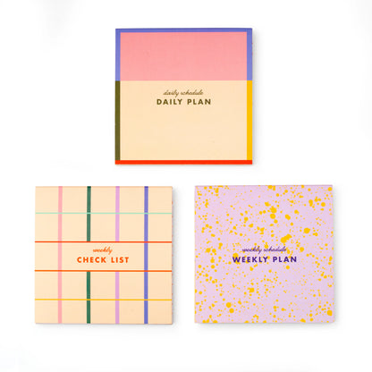 Sticky note memo pads - set of 3 | Kikkerland