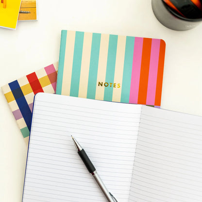 A5 notebooks - set of 3 | Kikkerland