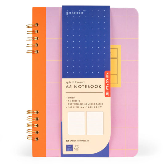 Spiral bound - A5 notebook | Kikkerland