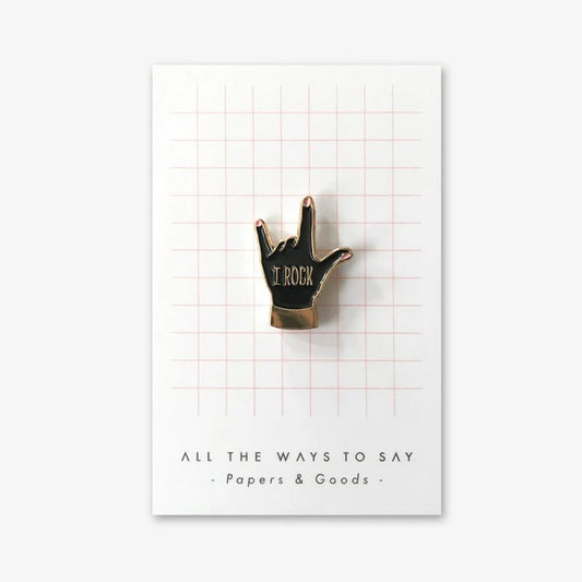 I Rock - Pin | All the ways to say